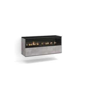 Chimenea eléctrica LED Cemento 2321