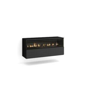 Chimenea eléctrica LED Negro 2322