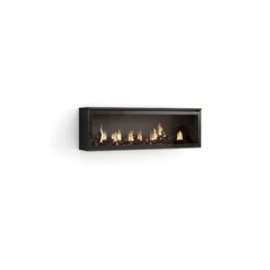 Chimenea eléctrica LED Negro 2332
