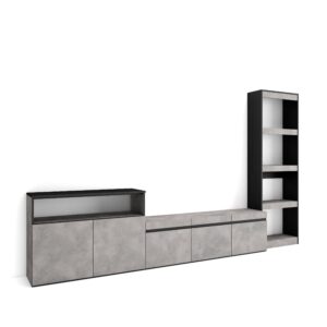 Muebles de Salón para TV Cemento 3165