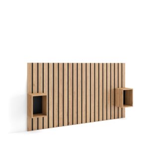 Cabecero con mesitas Roble 3575