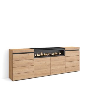 Cómoda Cajonera Roble 3437