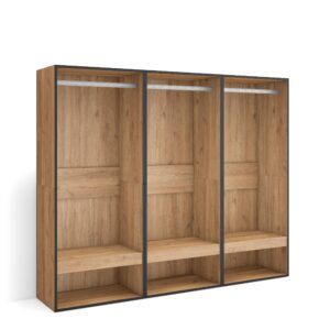 Vestidor abierto Roble 3497