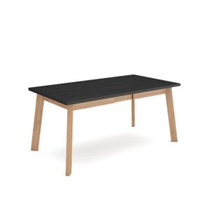 Mesa Comedor Negro y roble 2896