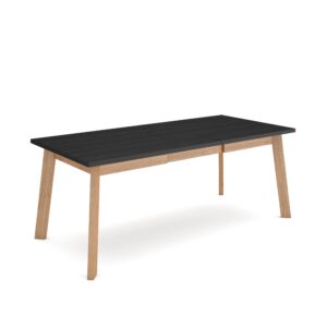 Mesa Comedor Negro y roble 2918