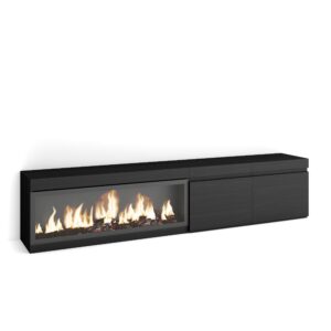 Mueble TV  Televisión Negro 3255