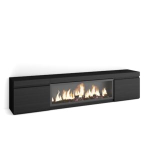 Mueble TV  Televisión Negro 3256