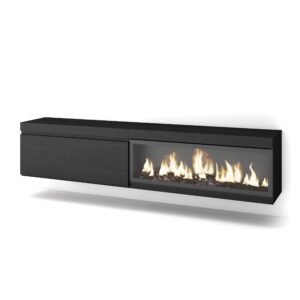 Mueble TV  Televisión Negro 3263