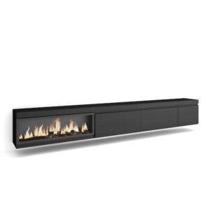 Mueble TV  Televisión Negro 3671