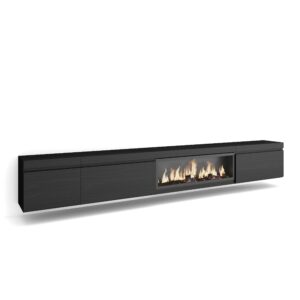 Mueble TV  Televisión Negro 3673